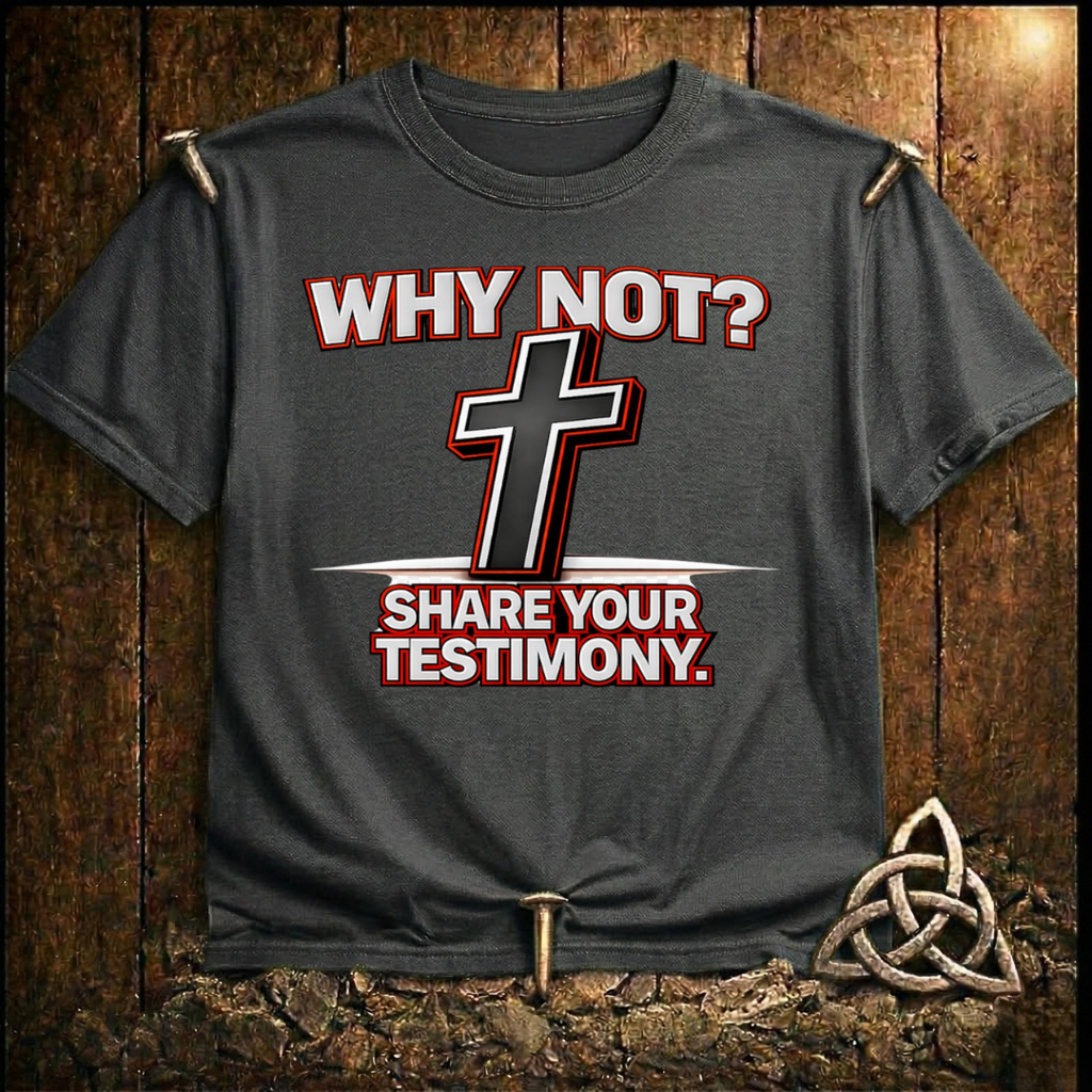 WHY Not Share your Testimony T-Shirt