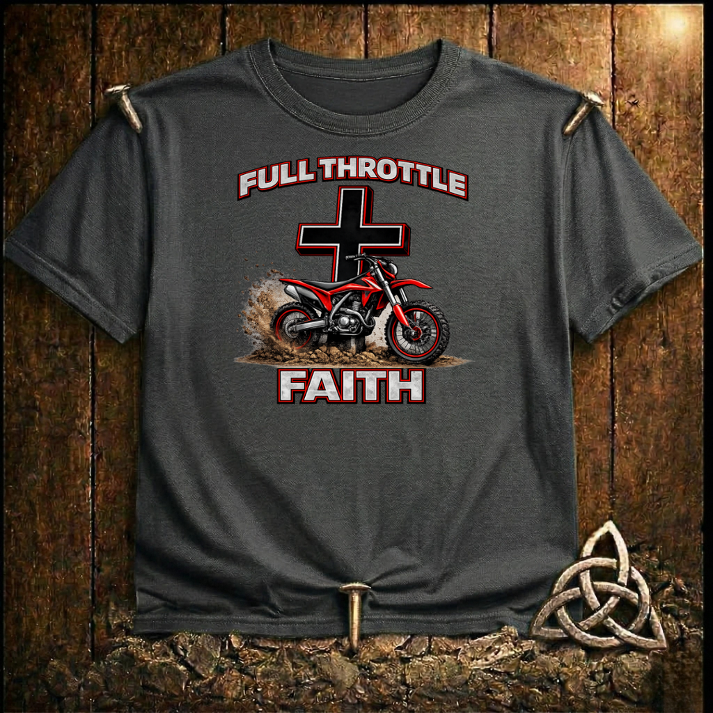 Full Throttle Dirt Bike T-Shirt