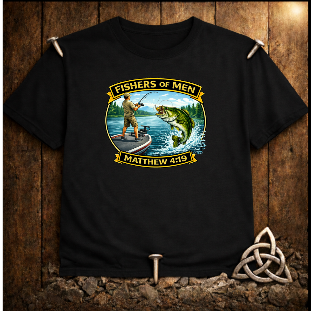 Fishers of Men Bass Fishing T-Shirt