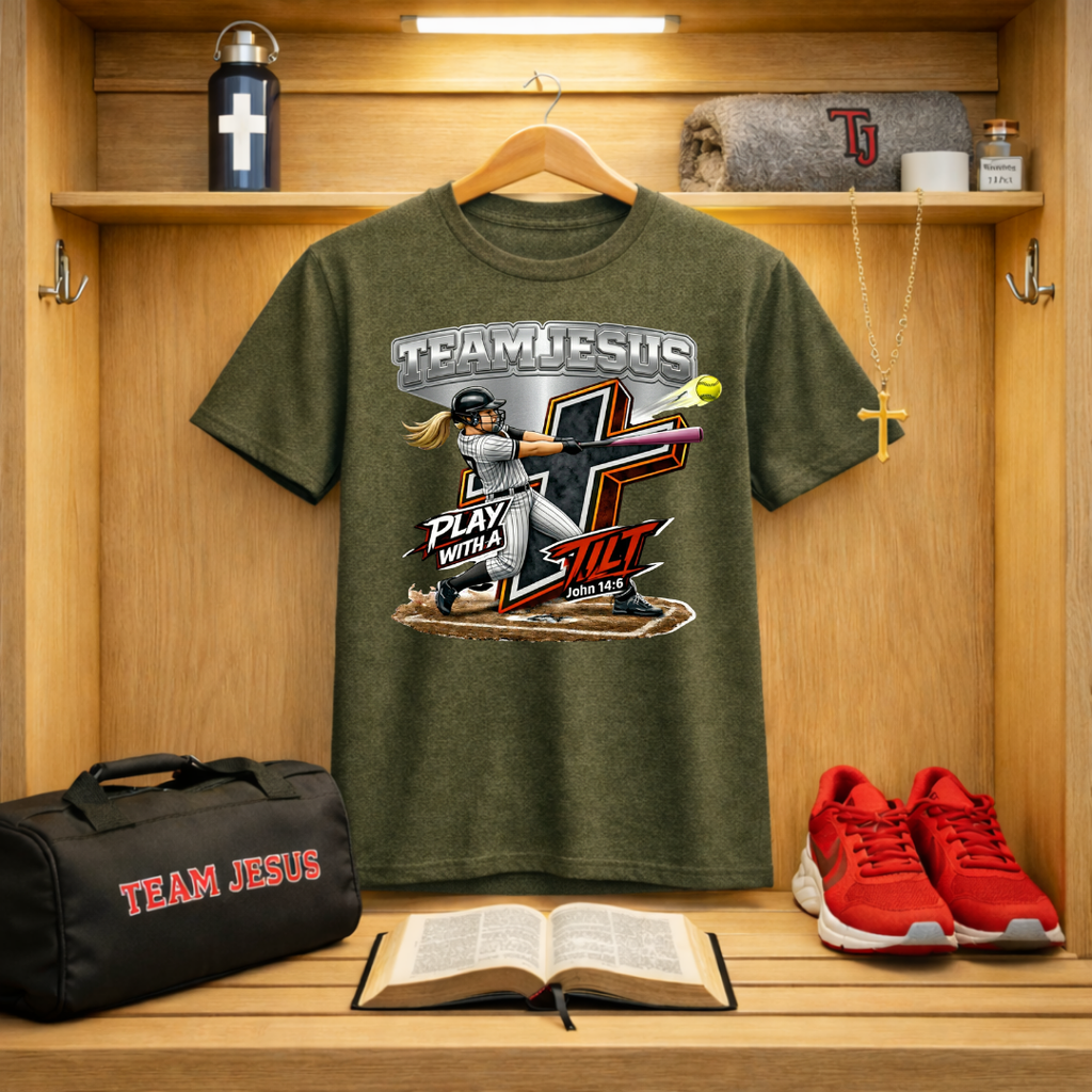 Team Jesus Softball T-Shirt