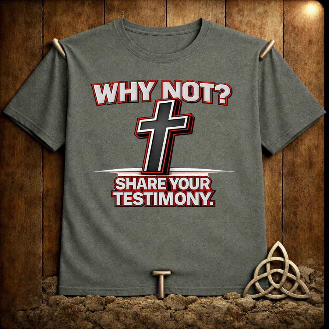 WHY Not Share your Testimony T-Shirt