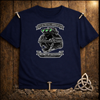 Helmet of Salvation T-Shirt — Christian Military Helmet Design (Ephesians 6:17)