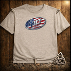 TILT Oval American Flag T-Shirt