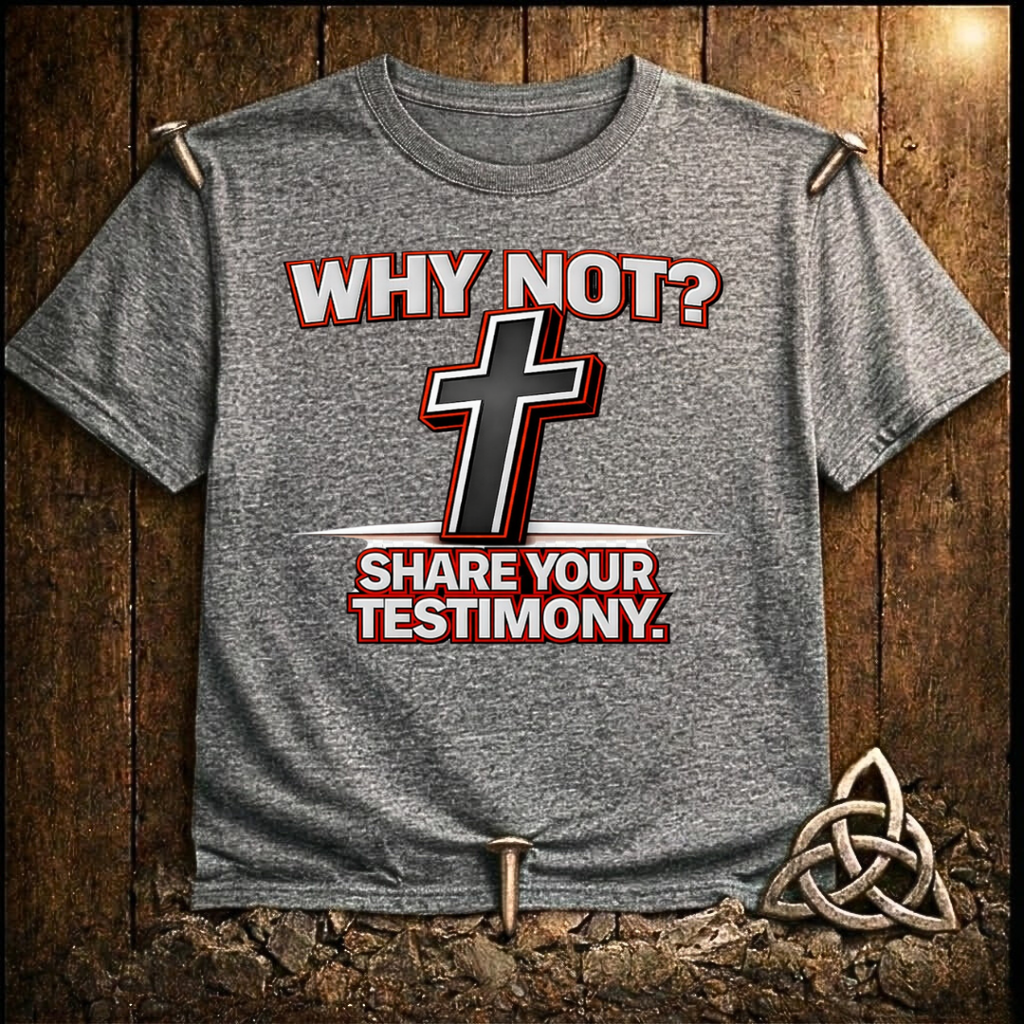 WHY Not Share your Testimony T-Shirt