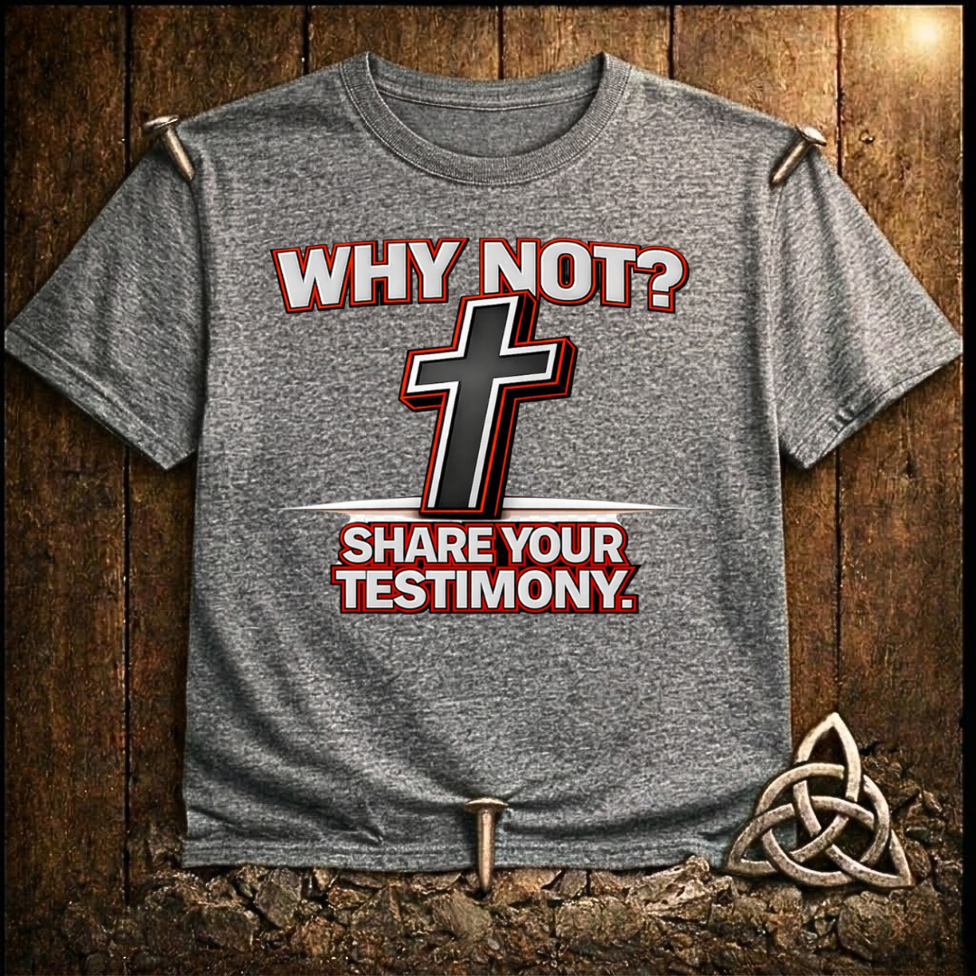 WHY Not Share your Testimony T-Shirt