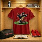 Team Jesus Girls Flag Football T-Shirt