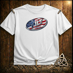 TILT Oval American Flag T-Shirt