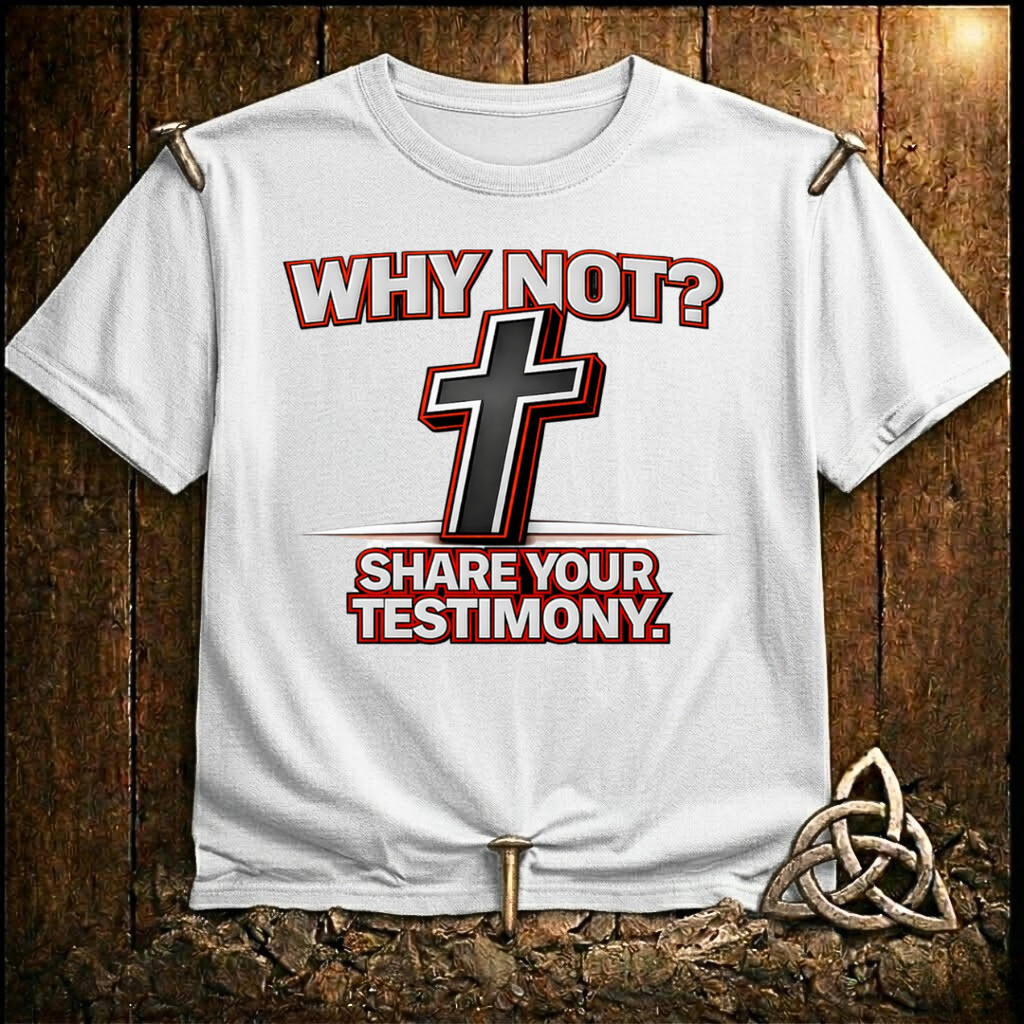 WHY Not Share your Testimony T-Shirt