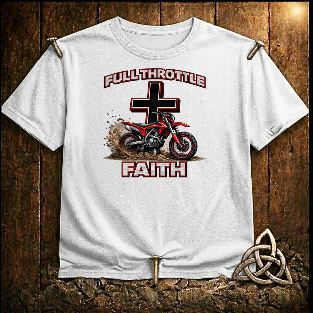 Full Throttle Dirt Bike T-Shirt