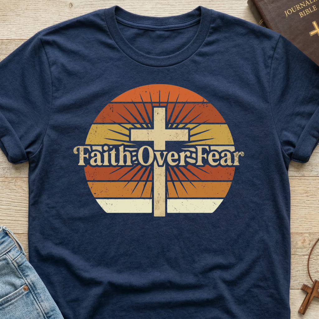 Faith Over Fear Sunset T-Shirt